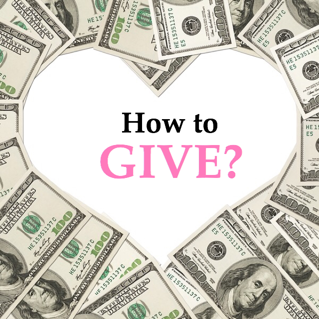 How Should We Give? 5 Pointers!